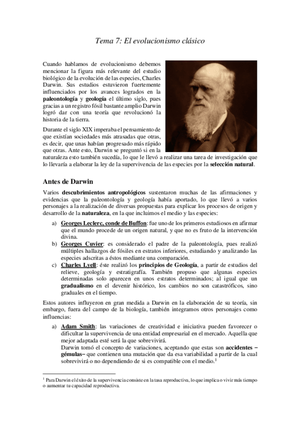 Miniatura del documento Tema-7.-Evolucionismo-clasico.pdf