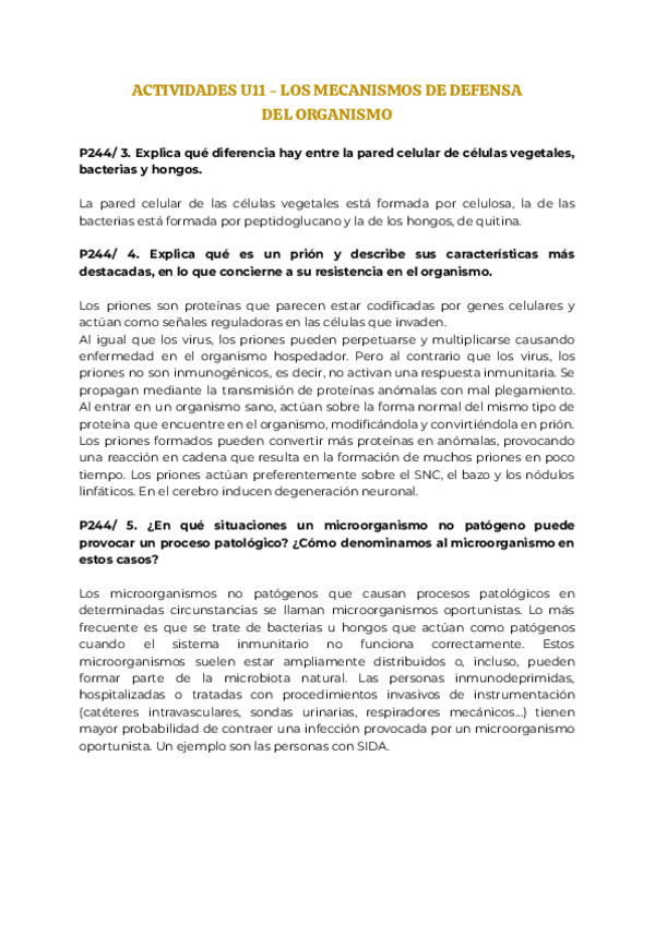 Miniatura del documento Actividades P244 | U11 - Los mecanismos de defensa del organismo.pdf