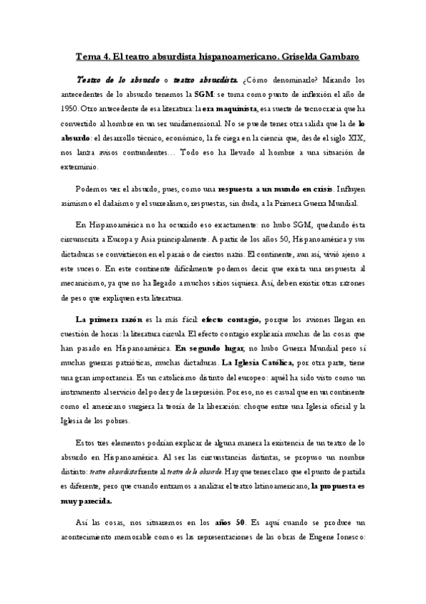 Miniatura del documento Tema 4. El teatro absurdista hispanoamericano. Griselda Gambaro y José Triana.pdf