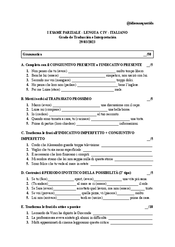 Miniatura del documento 1er-examen-parcial-ITALIANOcurso-22-23sin-resolver-idiomasquerida.pdf