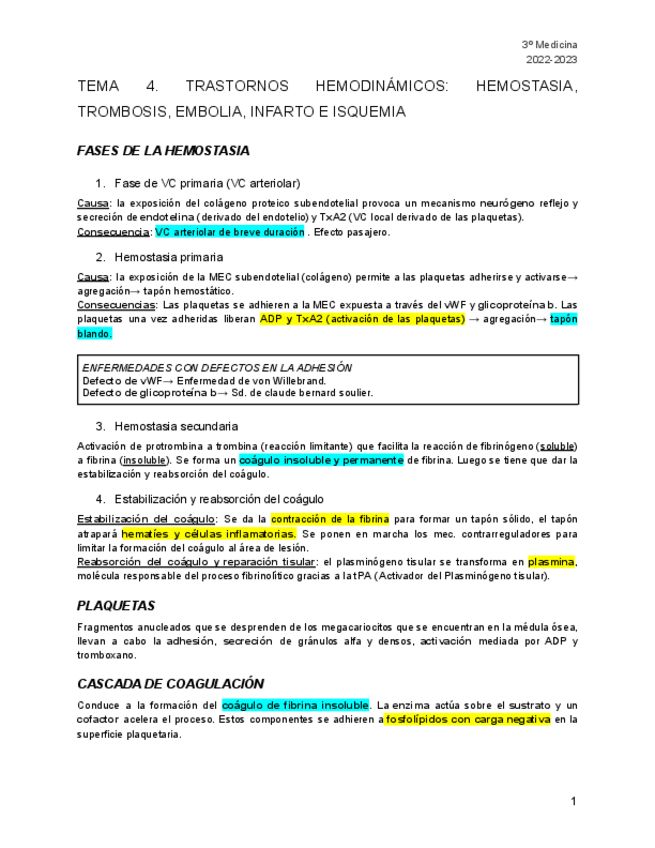 Miniatura del documento TEMA 4. TRASTORNOS HEMODINÁMICOS.pdf