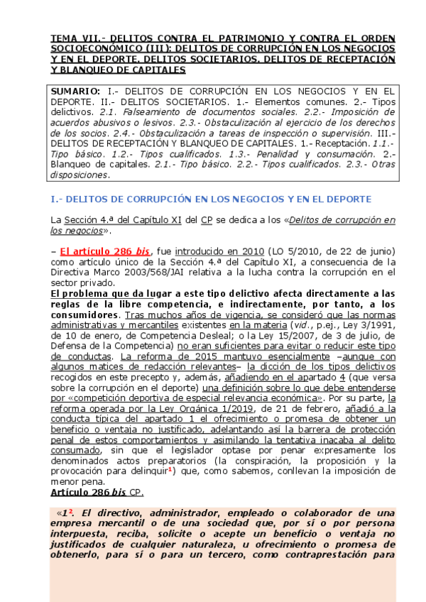 Miniatura del documento Tema-7.-Delitos-contra-patrimonio-y-orden-socio-eco.-III.-Corrupcion-en-negocios.-SocietariosJ-Receptacion-y-Blanqueo.pdf