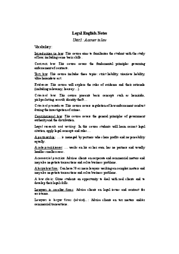 Miniatura del documento Legal-English-Notes-Apuntes-de-curso.pdf