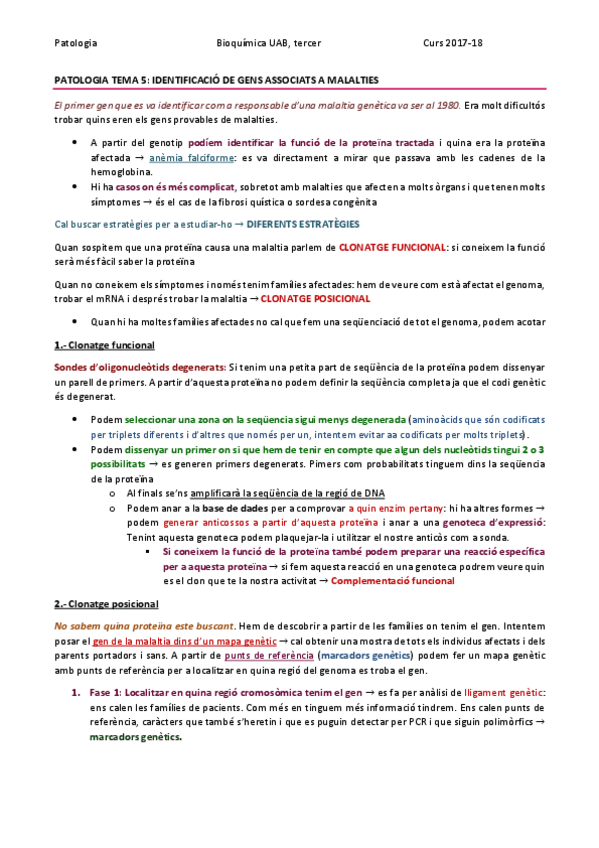 Miniatura del documento PATOLOGIA TEMA 5 - IDENTIFICACIÓ DE GENS ASSOCIATS A MALALTIES.pdf