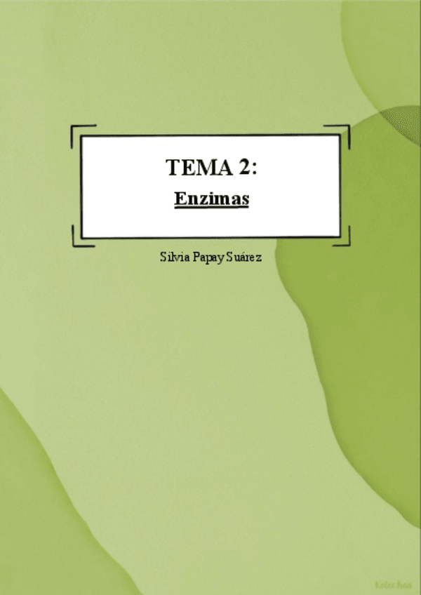 Miniatura del documento Tema 2. Enzimas.pdf