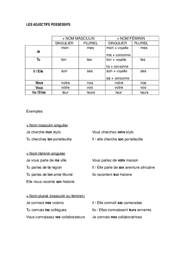 Miniatura del documento LES-ADJECTIFS-POSSESSIFS.pdf