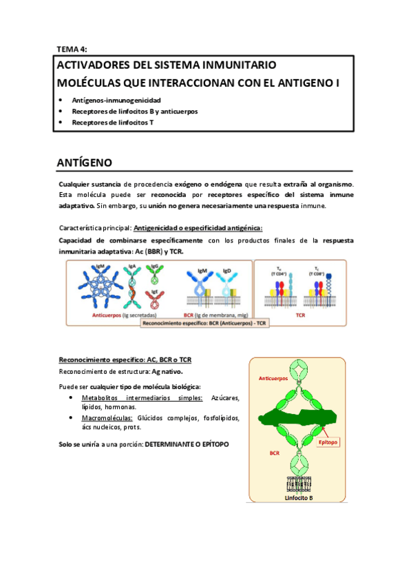 Miniatura del documento T4 - Activadores del sistema inmunitario.pdf