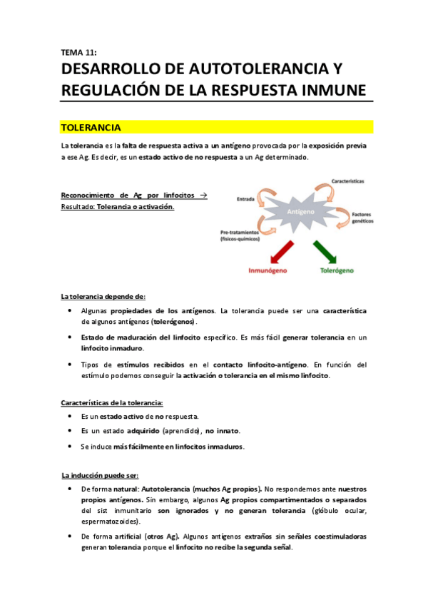 Miniatura del documento T11 - Regulación de la respuesta inmune.pdf