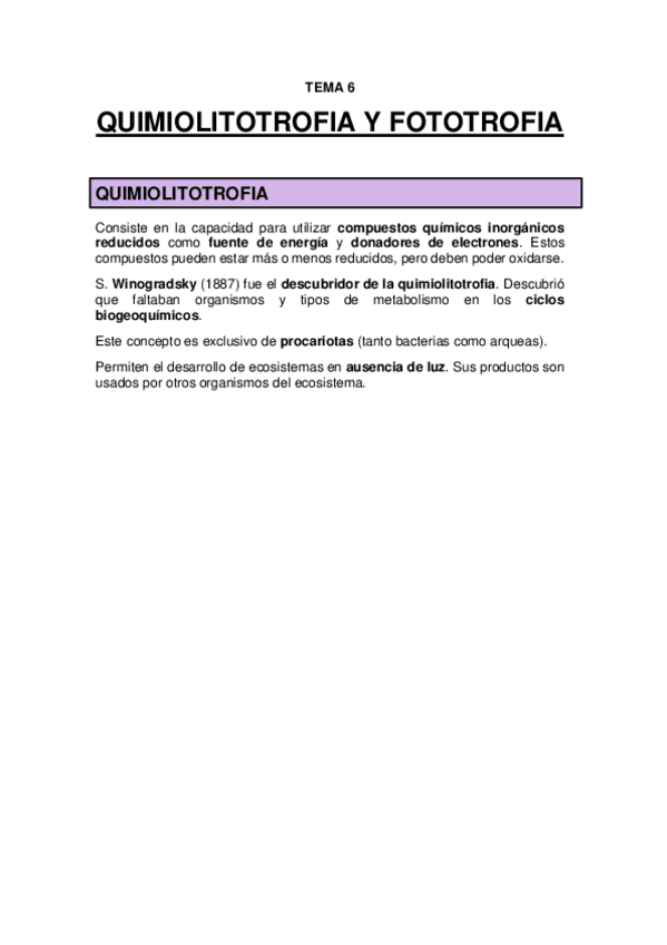 Miniatura del documento TEMA 6 - Quimiolitotrofia y fototrofia.pdf