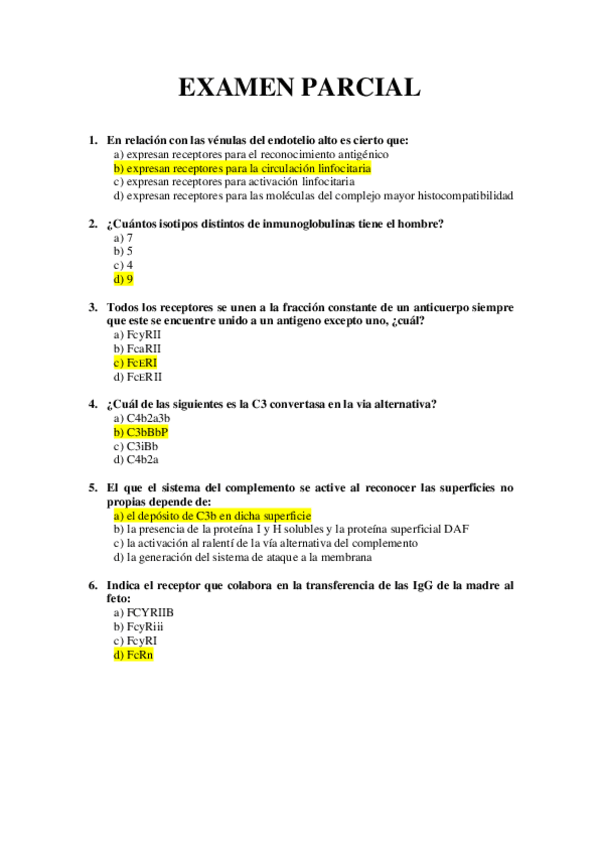 Miniatura del documento Inmunología: Examen Parcial.pdf
