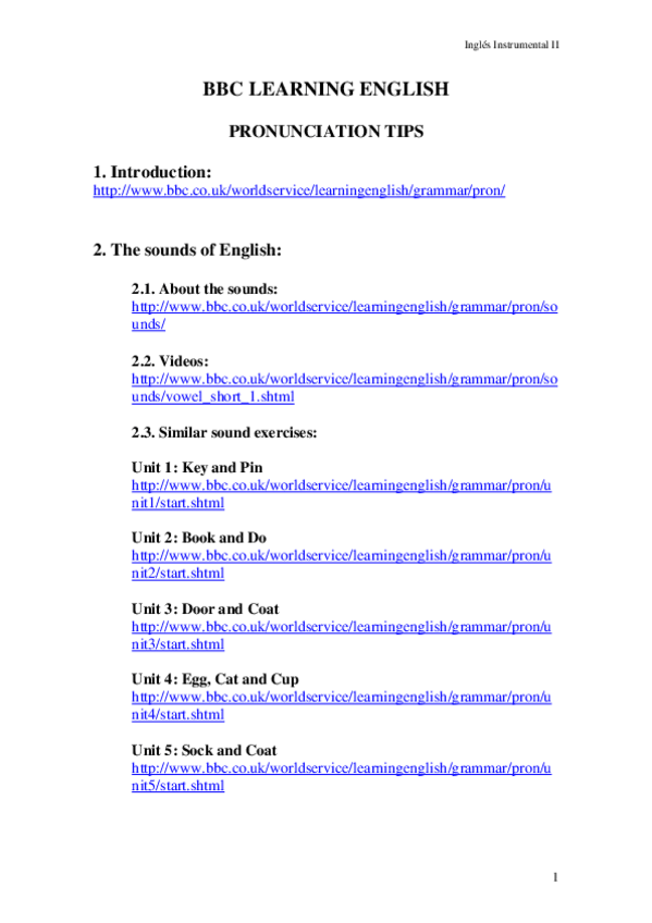 Miniatura del documento BBC LEARNING ENGLISH PRONUNCIATION TIPS.pdf