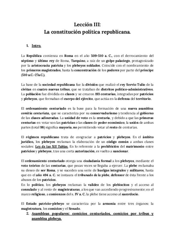 Miniatura del documento Introduccion-historica-al-Derecho-Romano-Lecciones-III-IV-y-V--Macarena-Guerrero-Lebron.pdf