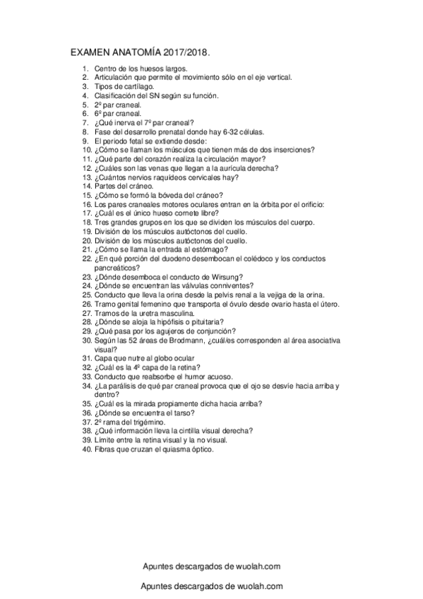 Miniatura del documento Examen de Anatomía 2017.pdf