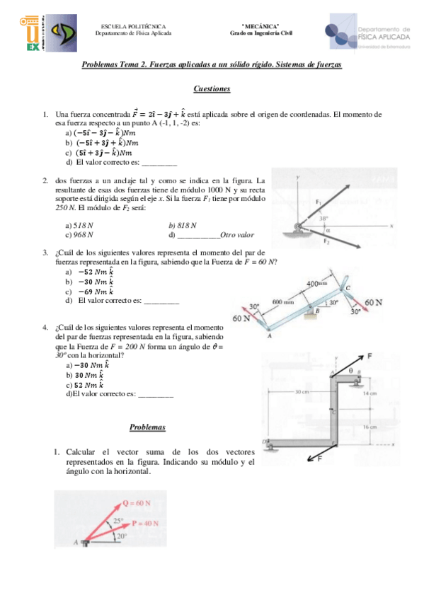Miniatura del documento Problemas-Tema-2MECANICA2023-1.pdf