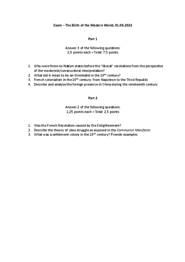 Miniatura del documento Exam-Birth-of-the-Modern-World-Ordinaria-2023.pdf
