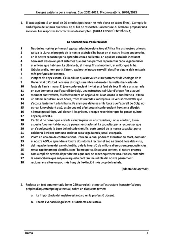 Miniatura del documento Examen con respuestas correctas.-Llengua-catalana-per-a-mestres.-Curs-2022-2023.-1a-convocatoria..pdf
