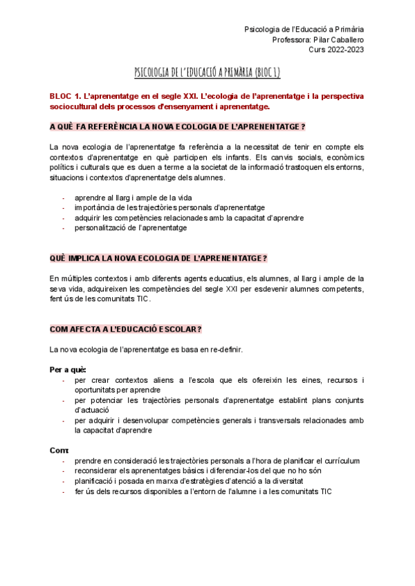 Miniatura del documento Apunts BLOC 1_PSICOLOGIA DE L'EDUCACIÓ PRIMÀRIA_Pilar Caballero.pdf