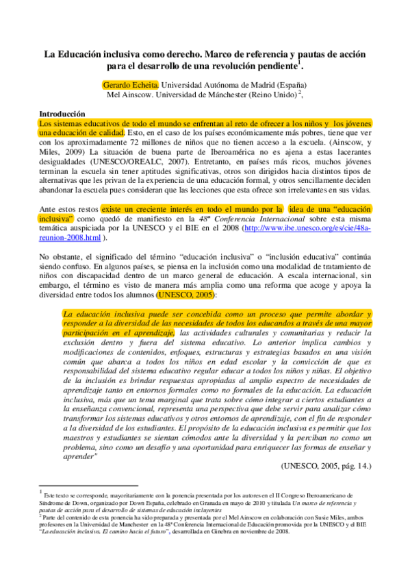 Miniatura del documento Ainscow Echeita Educacion inclusiva como derecho (subrayado).pdf