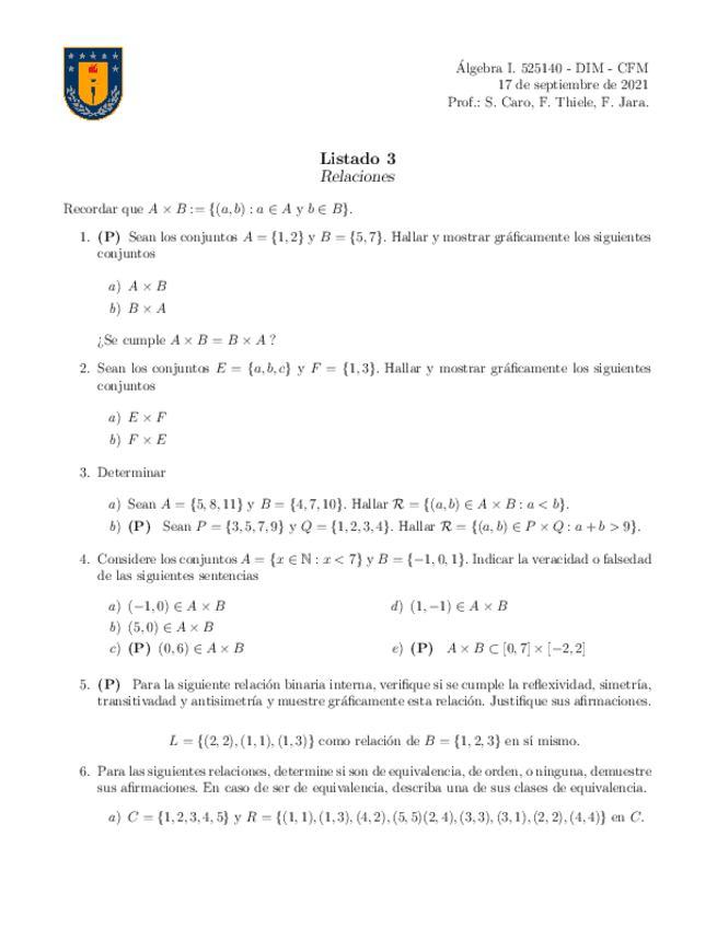 Miniatura del documento Listado-3-Algebra-I.pdf