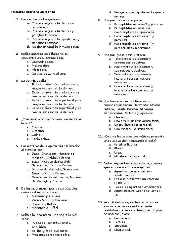 Miniatura del documento EXAMEN DERMOFARMACIA 2012.docx