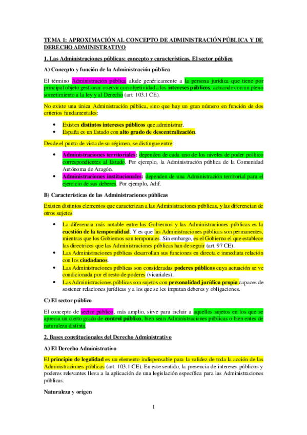 Miniatura del documento Apuntes Derecho Administrativo. Parte General.pdf