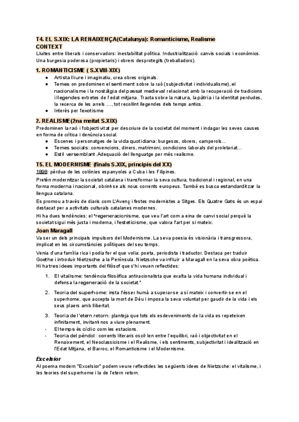 Miniatura del documento T4-La-Renaixenca-romanticisme-realisme-i-T5-Modernisme-Joan-Maragall--lexcelsior-oda-a-espanya-el-mal-cacador.pdf