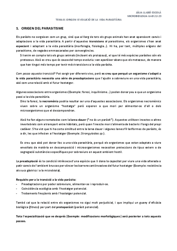 Miniatura del documento Tema-8-Origen-i-evolucio-de-la-vida-parasitaria.pdf