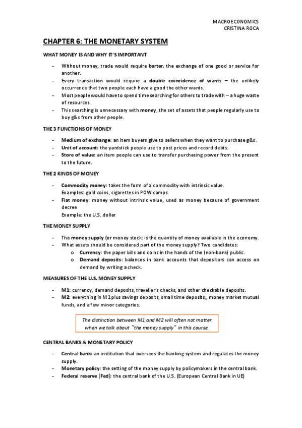 Miniatura del documento CHAPTER 6 - THE MONETARY SYSTEM.pdf