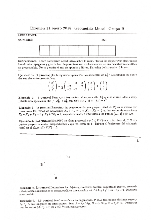 Miniatura del documento Geometría lineal (examen y control corregido).pdf