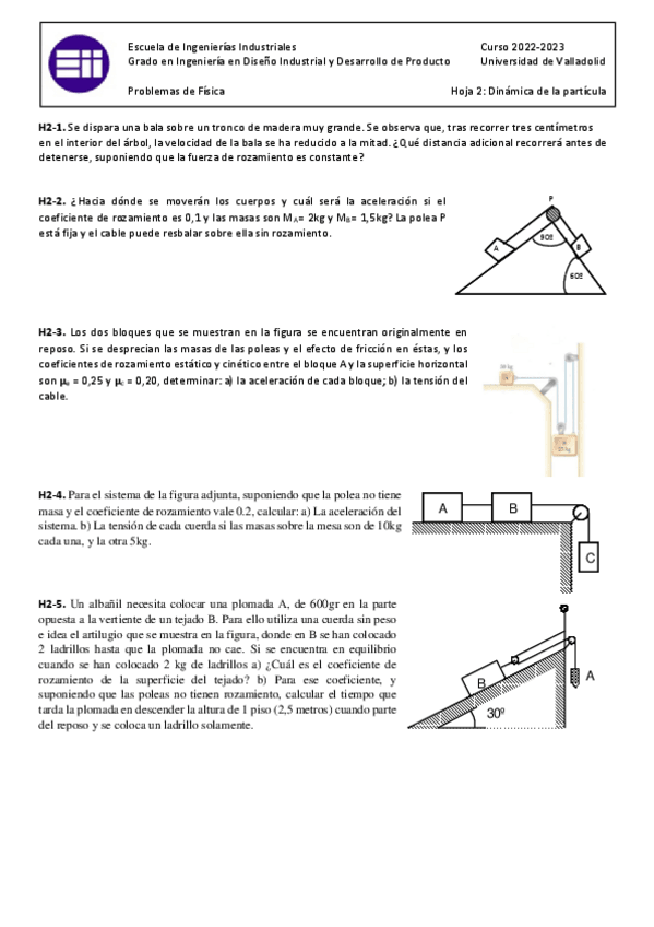 Miniatura del documento 2022-2023ProblemasHoja-2-Dinamica-de-la-particula.pdf