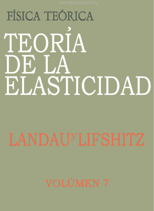 Miniatura del documento Física Teórica Vol.7 Teoría de la Elasticidad – Landau & Lifshitz – 2da Edición.pdf