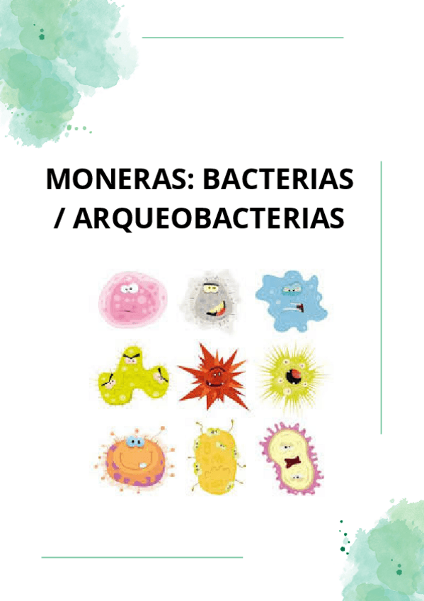 Miniatura del documento MONERAS-BACTERIAS-ARQUEOBACTERIAS-apuntes-examen.pdf