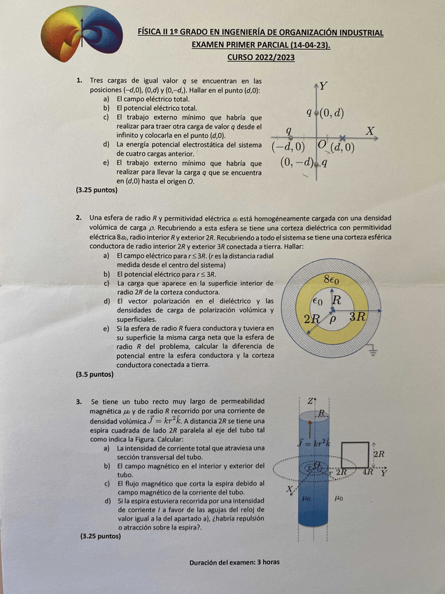 Miniatura del documento Examen-1-Parcial-Fisica-II-2023.pdf