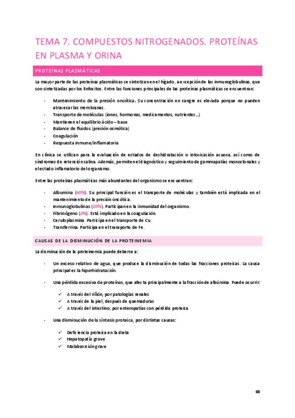 Miniatura del documento Tema-7.-Compuestos-nitrogenados.-Proteinas-en-plasma-y-orina.pdf