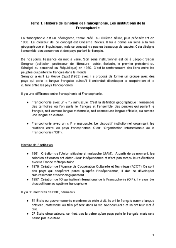 Miniatura del documento Tema-1.-Histoire-de-la-notion-de-Francophonie.-Les-institutions-de-la-Francophonie.pdf