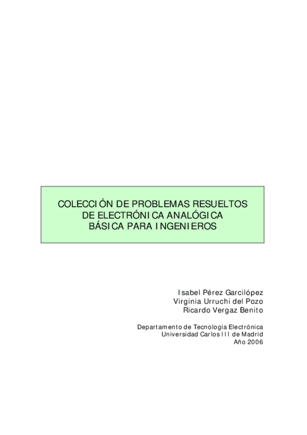 Miniatura del documento Coleccion de problemas resueltos de electronica analógica básica.pdf