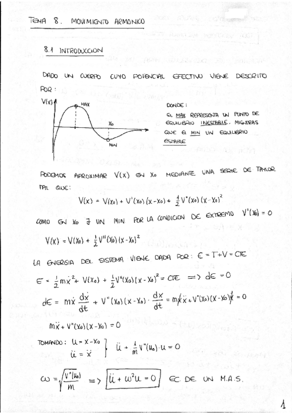 Miniatura del documento Mecanica Tema 8 Movimiento armonico.pdf