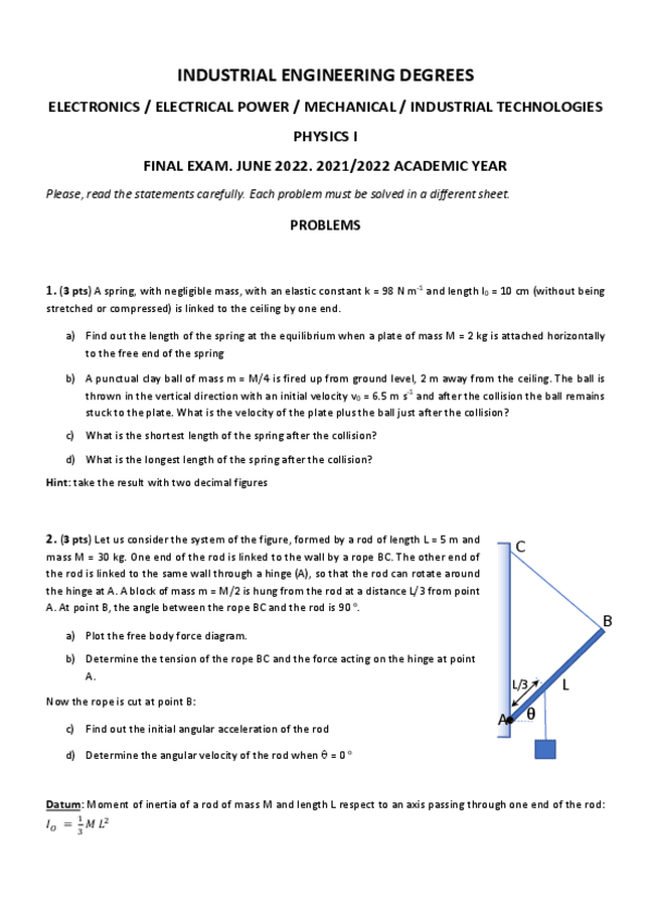 Miniatura del documento FISICA I EXAMEN EXTRAORDINARIO 2022 RESUELTO.pdf