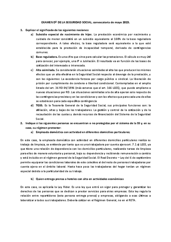 Miniatura del documento Examen Dº SEGURIDAD SOCIAL contestado..pdf