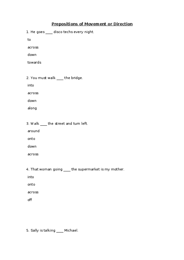Miniatura del documento Prepositions of Movement or Direction.docx