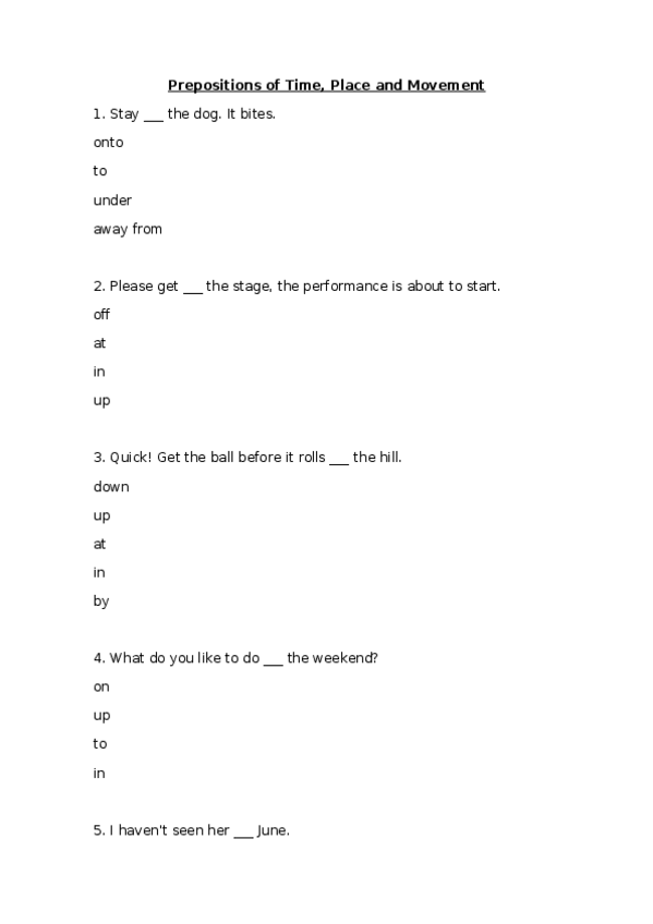 Miniatura del documento Prepositions of Time- place and movement 1.docx