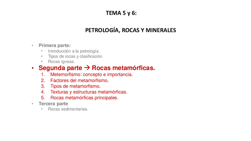 Miniatura del documento T-5-y-6-Rocas-Igneas-Metamorficas-y-Sedimentarias.-PARTE-2-R-METAMORFICAS-Vf.pdf