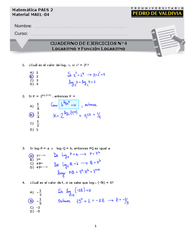Miniatura del documento SOLUCIONARIO-LOGARITMO-Y-FUNCION-LOGARITMO.pdf