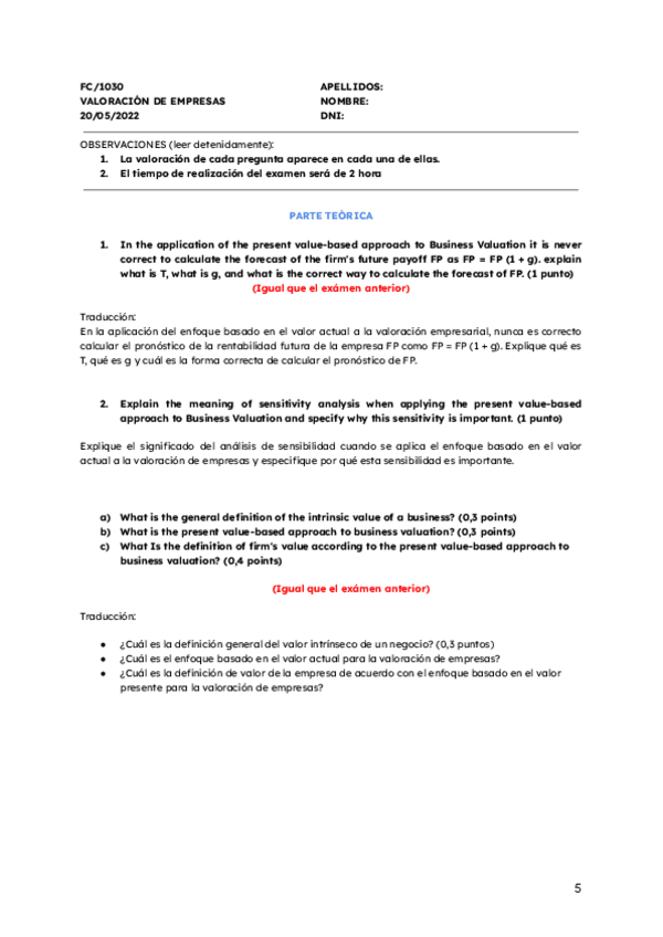 Miniatura del documento EXAMEN-BUSINESS-VALORATION-1o-CONVOCATORIA-2023.pdf