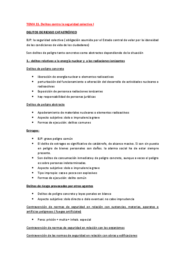 Miniatura del documento RESUMEN TEMA 11. Delitos contra la seguridad colectiva I.pdf