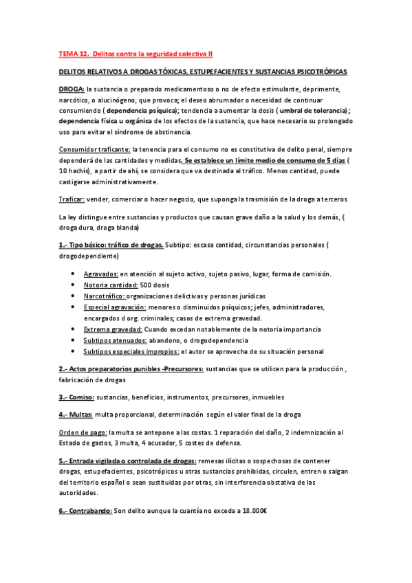 Miniatura del documento RESUMEN TEMA 12.  Delitos contra la seguridad colectiva II.pdf