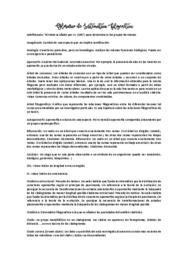 Miniatura del documento Glosario de Sistemática Filogenética.pdf