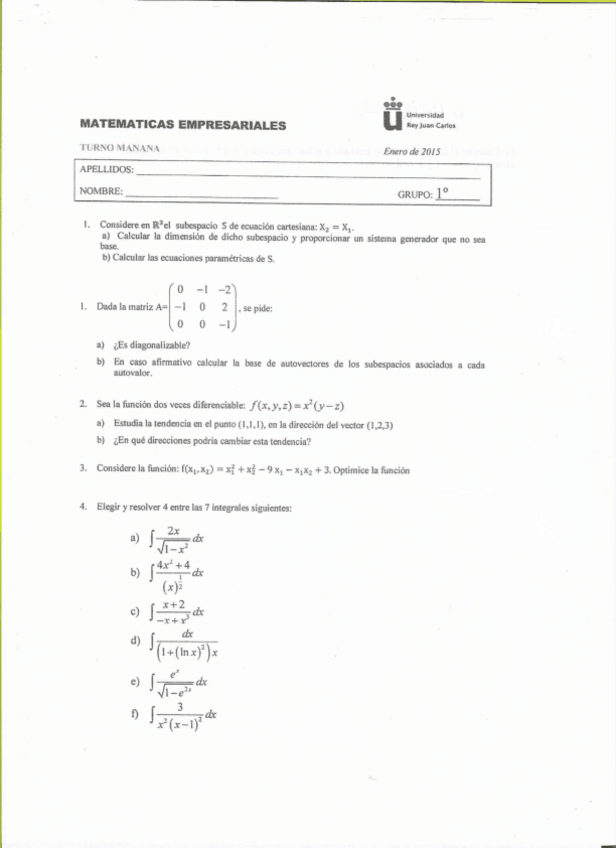 Miniatura del documento Modelos de examen de años anteriores metodos matematicos para la economia i.pdf