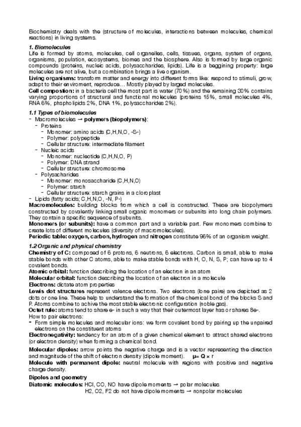 Miniatura del documento Summary-Biochemistry.pdf