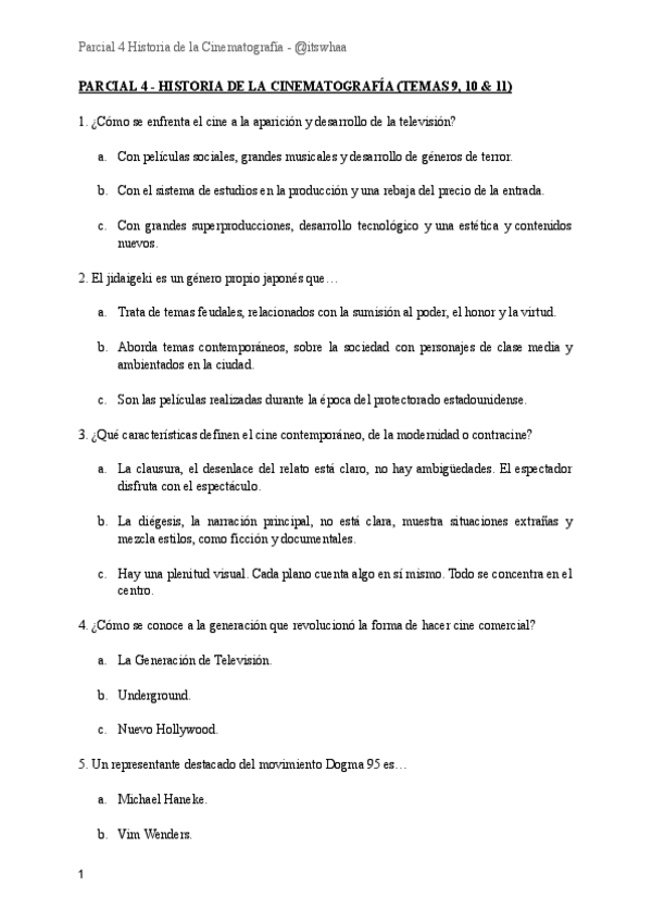Miniatura del documento Parcial-4-Historia-de-la-Cinematografia.pdf
